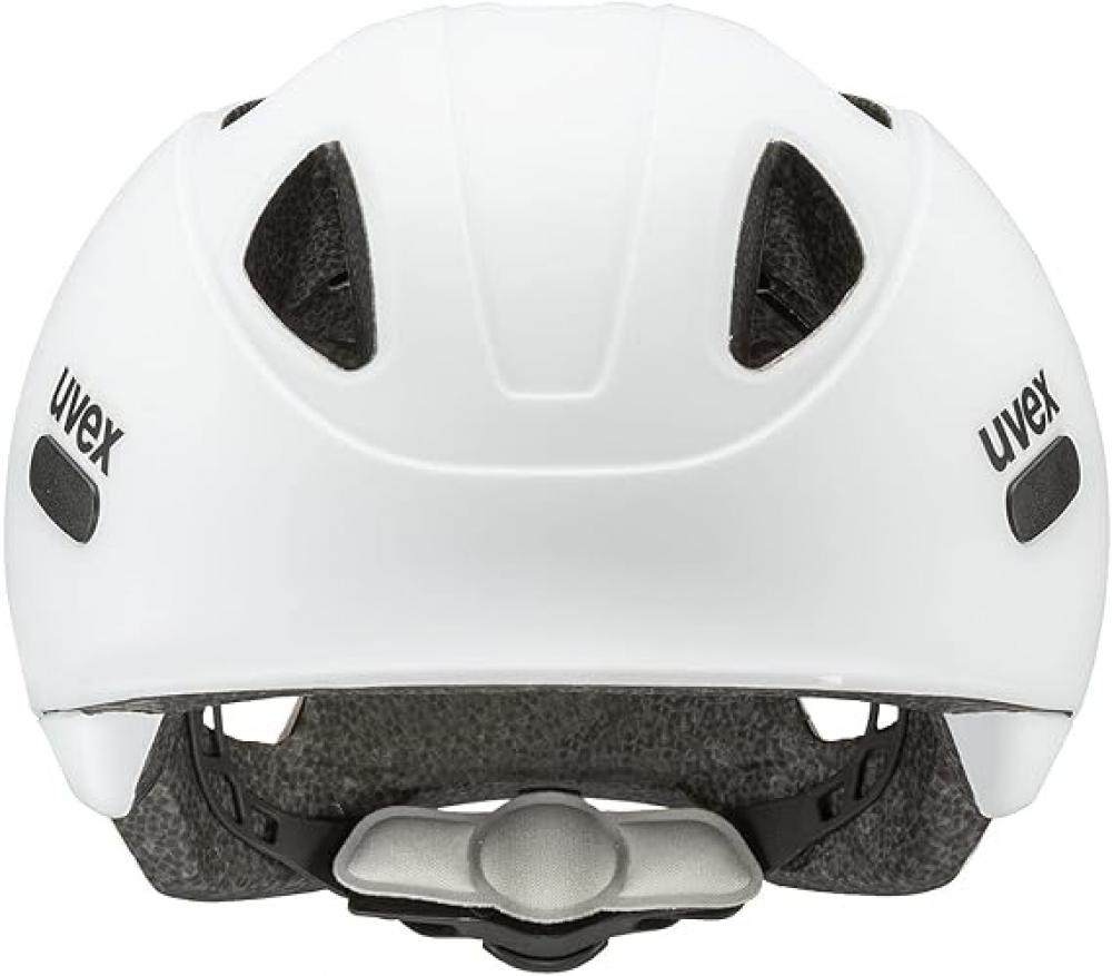 uvex oyo Kinder-Fahrradhelm white-black matt 45-50 cm - leichter Inmold-Helm mit xTRA Shield, KID PROtect, 10 Belüftungen, LED-ready