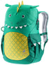 Deuter Kikki Kinderrucksack 8 Liter fern-alpinegreen - 310 g, Maße 35x20x17 cm, Rückenlänge 24-30 cm, für Kinder mit 98-130 cm Körpergröße
