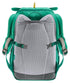 Deuter Kikki Kinderrucksack 8 Liter fern-alpinegreen - 310 g, Maße 35x20x17 cm, Rückenlänge 24-30 cm, für Kinder mit 98-130 cm Körpergröße