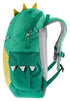 Deuter Kikki Kinderrucksack 8 Liter fern-alpinegreen - 310 g, Maße 35x20x17 cm, Rückenlänge 24-30 cm, für Kinder mit 98-130 cm Körpergröße