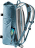 Deuter Amager 25+5 atlantic - Fahrradrucksack 25+5 Liter, erweiterbares Volumen, wasserdichtes Recyclingmaterial, ergonomisches Tragesystem, reflektierende Elemente, Helmhalterung
