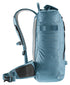 Deuter Amager 25+5 atlantic - Fahrradrucksack 25+5 Liter, erweiterbares Volumen, wasserdichtes Recyclingmaterial, ergonomisches Tragesystem, reflektierende Elemente, Helmhalterung
