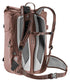 Deuter Amager 25+5 raisin - Fahrradrucksack 25+5 Liter, erweiterbares Volumen, wasserdichtes Recyclingmaterial, ergonomisches Tragesystem, reflektierende Elemente, Helmhalterung