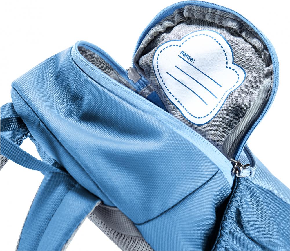 Deuter Pico Kinderrucksack aqua-wave - 5 Liter, 200 Gramm, Maße 28x19x12 Zentimeter, Rückenlänge 20-23 Zentimeter, für Körpergröße 92-98 Zentimeter