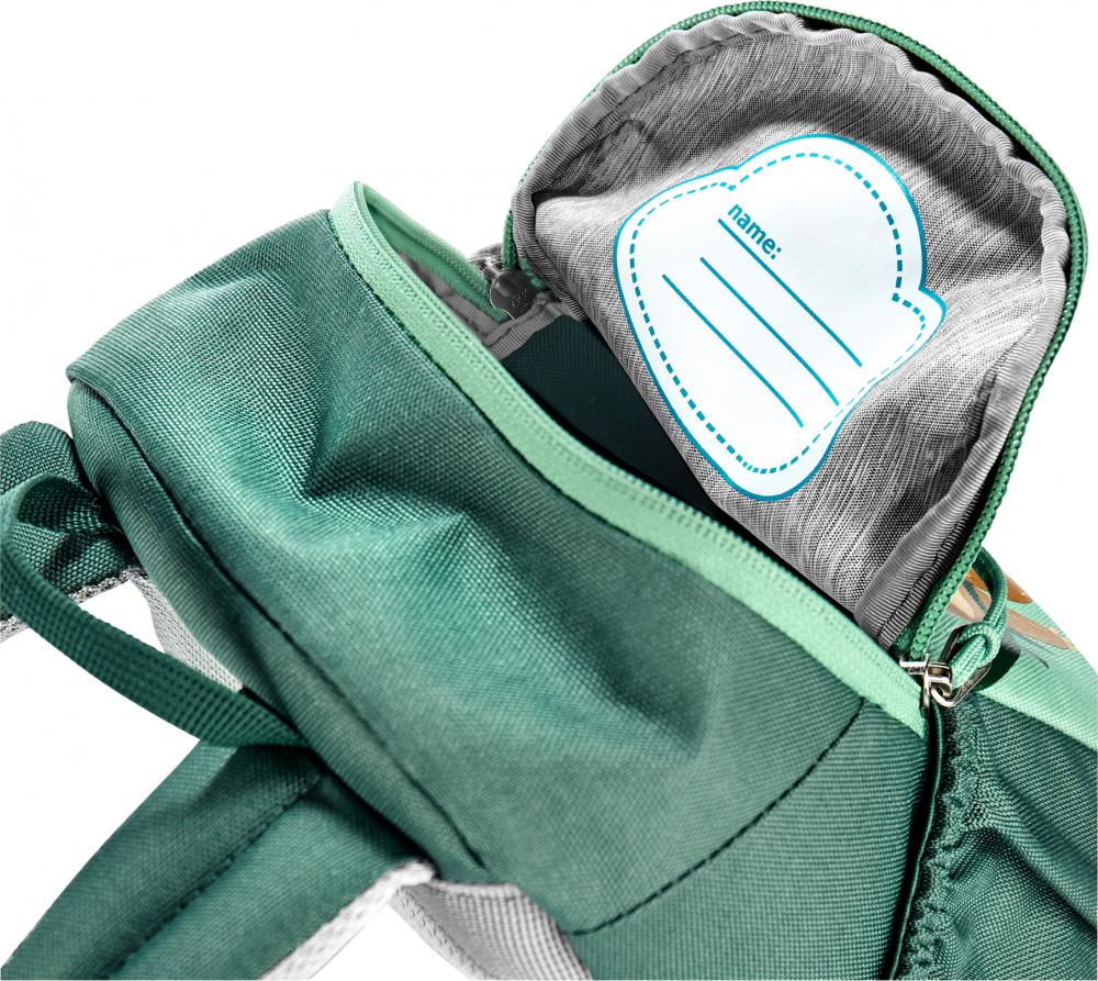 Deuter Pico Kinderrucksack 5 Liter spearmint-seagreen - 200 g, Maße 28x19x12 cm, Rückenlänge 20-23 cm, für Kinder mit 92-98 cm Körpergröße