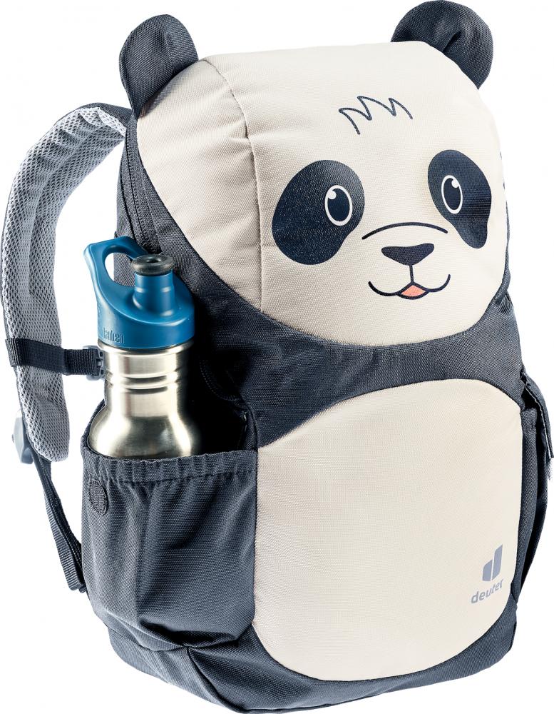 Deuter Kikki Kinderrucksack 8 Liter black-bone - 310 g, Maße 35x20x17 cm, Rückenlänge 24-30 cm, für Kinder mit 98-130 cm Körpergröße
