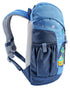Deuter Schmusebär Kinderrucksack 8 Liter wave-nightblue - 290 g, Maße 33x21x15 cm, Rückenlänge 24-30 cm, für Kinder mit 98-130 cm Körpergröße