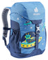 Deuter Schmusebär Kinderrucksack 8 Liter wave-nightblue - 290 g, Maße 33x21x15 cm, Rückenlänge 24-30 cm, für Kinder mit 98-130 cm Körpergröße