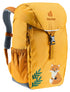 Deuter Waldfuchs 10 Kinderrucksack 10 Liter amber-maple - 370 g, Maße 35x21x14 cm, Rückenlänge 24-30 cm, empfohlen für 98-130 cm Körpergröße, Zuladung 1-3 kg