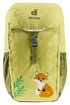 Deuter Waldfuchs 10 Kinderrucksack 10 Liter linden-cactus - 370 g, Maße 35x21x14 cm, Rückenlänge 24-30 cm, empfohlen für 98-130 cm Körpergröße, Zuladung 1-3 kg