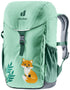 Deuter Waldfuchs 10 Kinderrucksack 10 Liter spearmint-seagreen - 370 g, Maße 35x21x14 cm, Rückenlänge 24-30 cm, empfohlen für 98-130 cm Körpergröße, Zuladung 1-3 kg