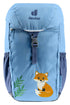 Deuter Waldfuchs 10 Kinderrucksack 10 Liter wave-nightblue - 370 g, Maße 35x21x14 cm, Rückenlänge 24-30 cm, empfohlen für 98-130 cm Körpergröße, Zuladung 1-3 kg