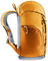 Deuter Waldfuchs 14 Kinderrucksack 14 Liter amber-maple - 390 g, Maße 37x22x17 cm, Rückenlänge 24-30 cm, empfohlen für 98-130 cm Körpergröße, Zuladung 1-3 kg