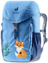 Deuter Waldfuchs 14 Kinderrucksack wave-nightblue - 14 Liter, 390 Gramm, Maße 37x22x17 Zentimeter, Rückenlänge 24-30 Zentimeter, für Körpergröße 98-130 Zentimeter, Zuladung 1-3 Kilogramm