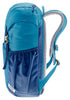Deuter Junior Kinderrucksack 18 Liter wave-nightblue - 400 g, Maße 41x23x20 cm, nachhaltig aus recyceltem PET, ohne PFAS, bluesign®, Grüner Knopf