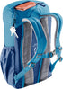 Deuter Junior Kinderrucksack 18 Liter wave-nightblue - 400 g, Maße 41x23x20 cm, nachhaltig aus recyceltem PET, ohne PFAS, bluesign®, Grüner Knopf
