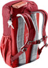Deuter Junior Kinderrucksack 18 Liter masala-cherry - 400 g, Maße 41x23x20 cm, nachhaltig aus recyceltem PET, ohne PFAS, bluesign®, Grüner Knopf