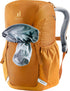 Deuter Junior Kinderrucksack 18 Liter maple-amber - 400 g, Maße 41x23x20 cm, nachhaltig aus recyceltem PET, ohne PFAS, bluesign®, Grüner Knopf