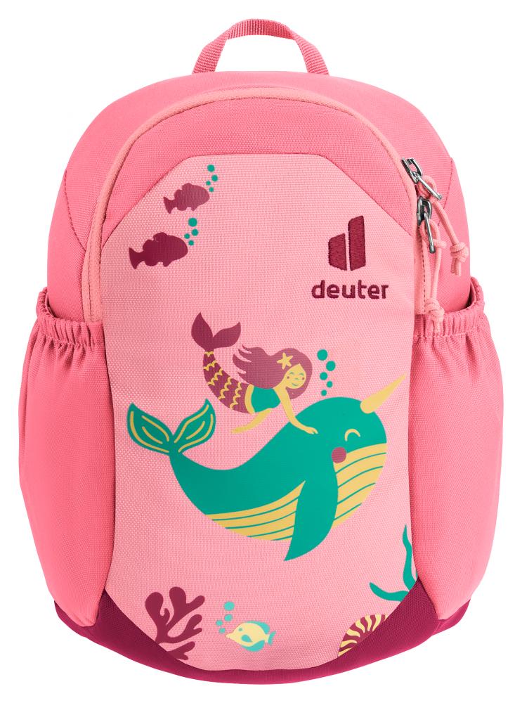 Deuter Pico Kinderrucksack 5 Liter blossom-dahlia - 200 g, Maße 28x19x12 cm, Rückenlänge 20-23 cm, für Kinder mit 92-98 cm Körpergröße