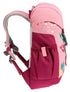 Deuter Schmusebär Kinderrucksack 8 Liter blossom-raspberry - 290 g, Maße 33x21x15 cm, Rückenlänge 24-30 cm, für Kinder mit 98-130 cm Körpergröße