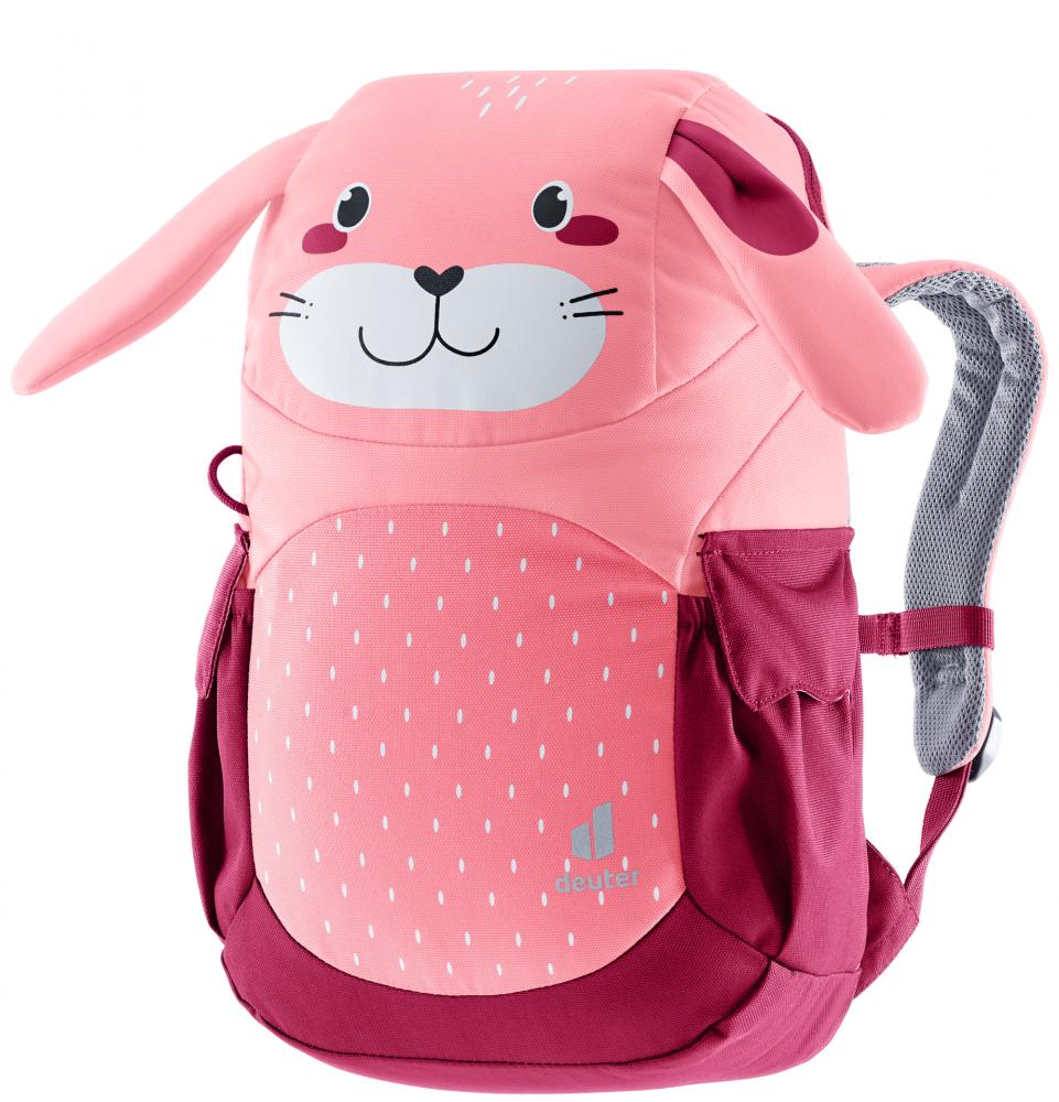 Deuter Kikki Kinderrucksack 8 Liter blossom-raspberry - 310 g, Maße 35x20x17 cm, Rückenlänge 24-30 cm, für Kinder mit 98-130 cm Körpergröße