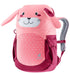 Deuter Kikki Kinderrucksack 8 Liter blossom-raspberry - 310 g, Maße 35x20x17 cm, Rückenlänge 24-30 cm, für Kinder mit 98-130 cm Körpergröße