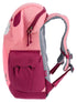 Deuter Kikki Kinderrucksack 8 Liter blossom-raspberry - 310 g, Maße 35x20x17 cm, Rückenlänge 24-30 cm, für Kinder mit 98-130 cm Körpergröße