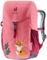 Deuter Waldfuchs 10 Kinderrucksack 10 Liter dahlia-raspberry - 370 g, Maße 35x21x14 cm, Rückenlänge 24-30 cm, empfohlen für 98-130 cm Körpergröße, Zuladung 1-3 kg
