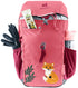 Deuter Waldfuchs 10 Kinderrucksack 10 Liter dahlia-raspberry - 370 g, Maße 35x21x14 cm, Rückenlänge 24-30 cm, empfohlen für 98-130 cm Körpergröße, Zuladung 1-3 kg