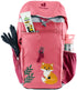 Deuter Waldfuchs 14 Kinderrucksack 14 Liter dahlia-raspberry - 390 g, Maße 37x22x17 cm, Rückenlänge 24-30 cm, empfohlen für 98-130 cm Körpergröße, Zuladung 1-3 kg