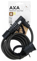 Axa Spiralkabelschloss Newton 150 Code Länge 150 cm D 10 mm schwarz