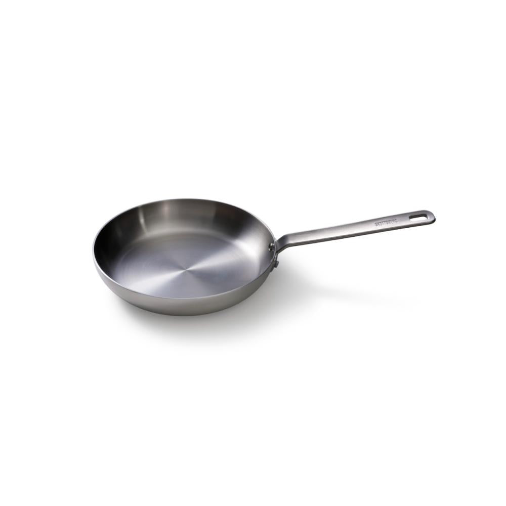 Skottsberg Edelstahl Bratpfanne Stainless Steel - Bratpfanne Outdoor-Küche & Haushalt L