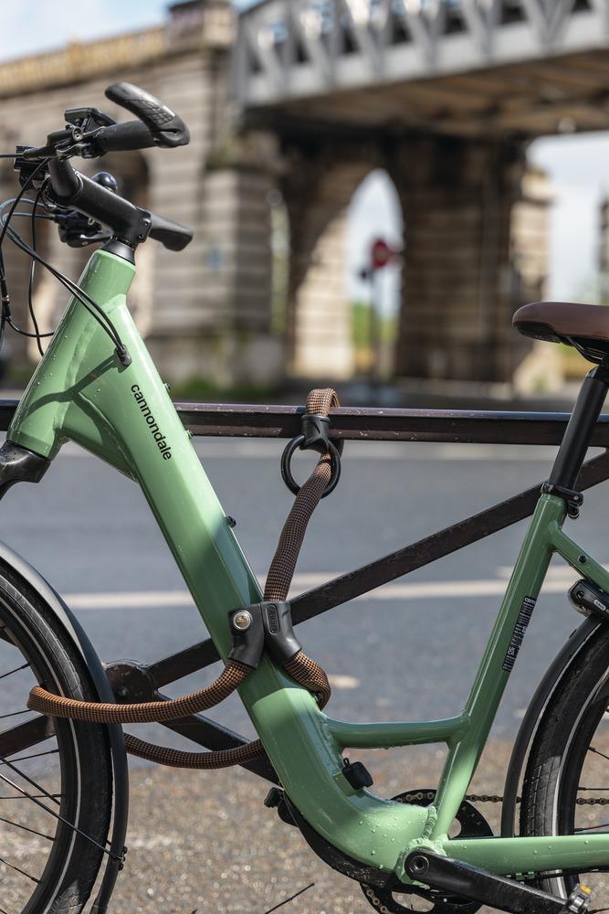 ABUS Infinity Loop 1806/140 Kettenschloss - 140&#8239;cm, Ø6&#8239;mm, Double-Loop, IvyTex, Sicherheitslevel 6, schwarz