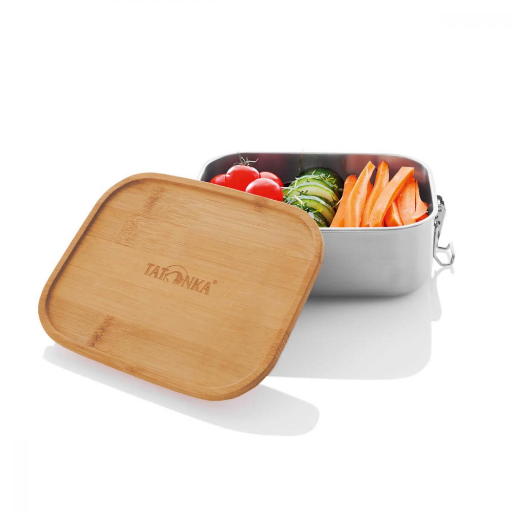 TATONKA Vorratsbehälter Lunch Box I 800 Bamboo - 16,5x12,8x6 cm