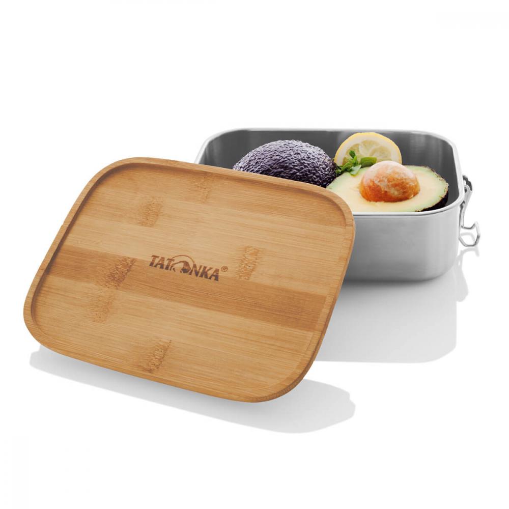 TATONKA Vorratsbehälter Lunch Box I 1000 Bamboo - 18,4x13,8x6 cm