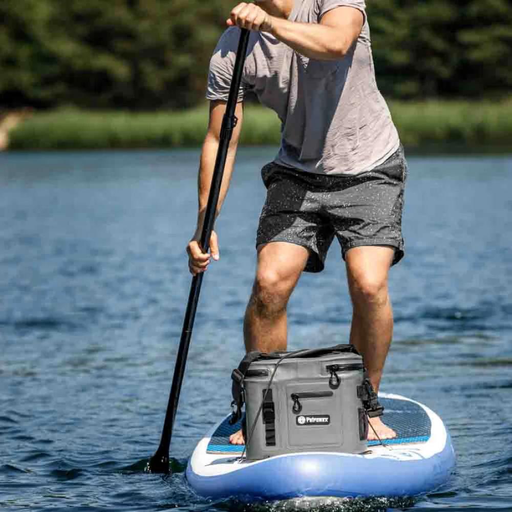 Petromax Kühltasche 8 Liter sandfarben, hält bis zu 4 Tage kühl, wasserabweisend, mit Außentaschen, Tragegurt, Flaschenöffner, ideal für Outdoor