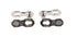 Shimano Kettenschloss SM-CN910 12-fach, 2 Paar, Quick-Link, kompatibel mit Shimano 12-fach HG-Ketten, einfache werkzeuglose Montage, nicht wiederverwendbar, silber