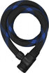 ABUS Ivera Cable 7220/85 Spiralkabelschloss - 20&#8239;mm Stahl, Ivy-Ummantelung, 85&#8239;cm, Security Level 6, schwarz/blau