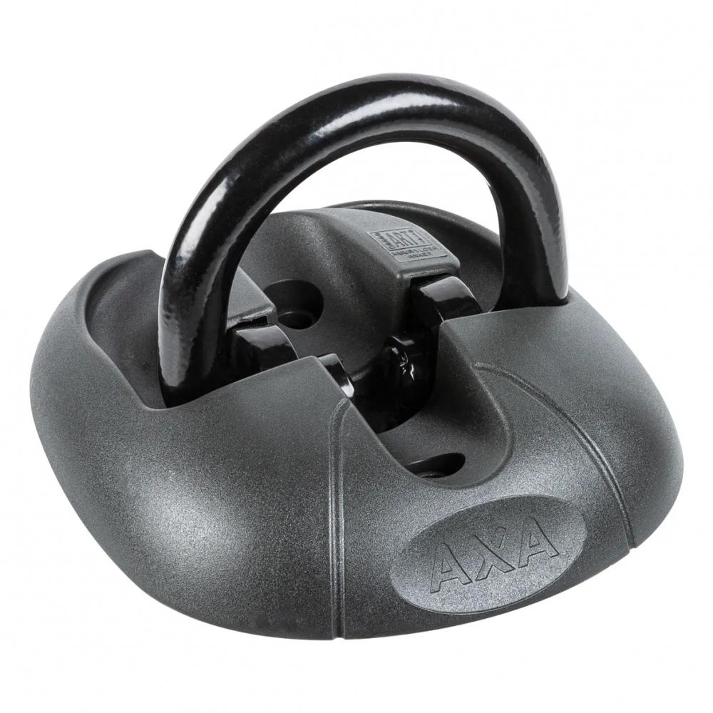 AXA Wand-/Bodenanker Ø14mm grau - gehärteter Stahl, ART 4 zertifiziert, für Innen- und Außenmontage, inkl. Befestigungsmaterial