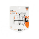 AXA Wand-/Bodenanker Ø14mm grau - gehärteter Stahl - ART 4 zertifiziert für Innen- und Außenmontage inkl. Befestigungsmaterial - Adapter - Wandanker