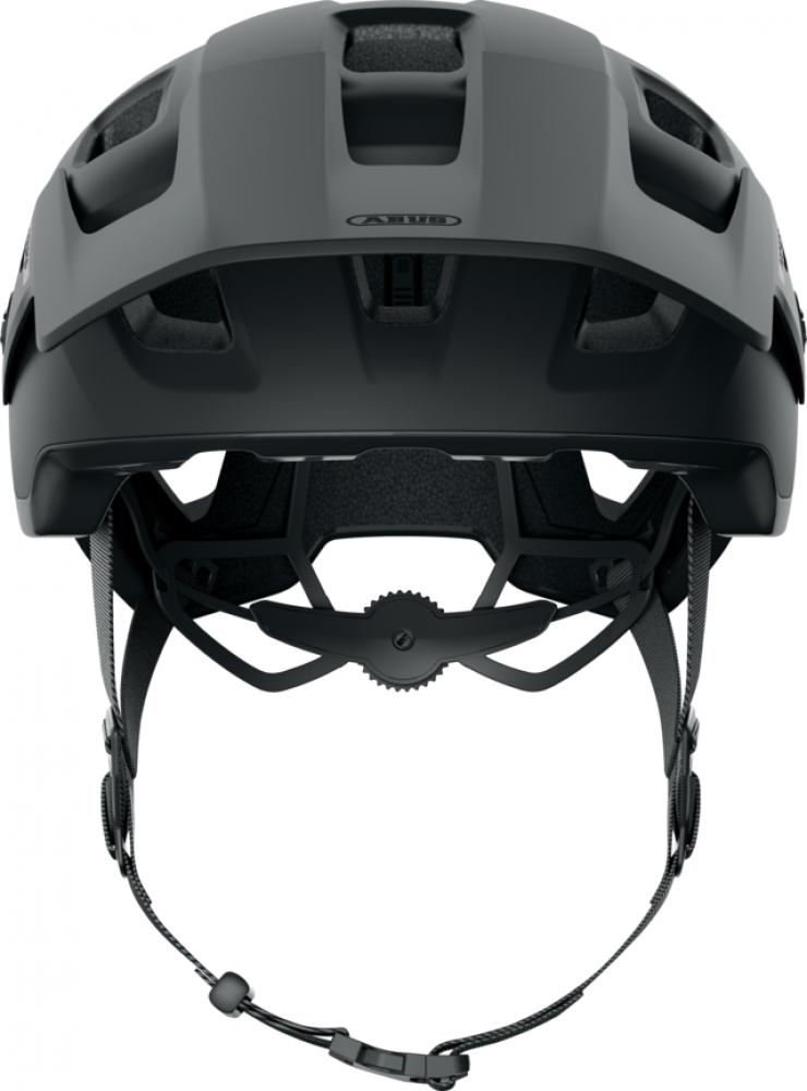 ABUS MoDrop MIPS Fahrradhelm Velvet Black Größe L - MTB-Trailhelm mit 14 Belüftungsöffnungen, Zopf-Kompatibilität & MIPS-Schutz
