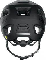 ABUS MoDrop MIPS Fahrradhelm Velvet Black Größe L - MTB-Trailhelm mit 14 Belüftungsöffnungen, Zopf-Kompatibilität & MIPS-Schutz