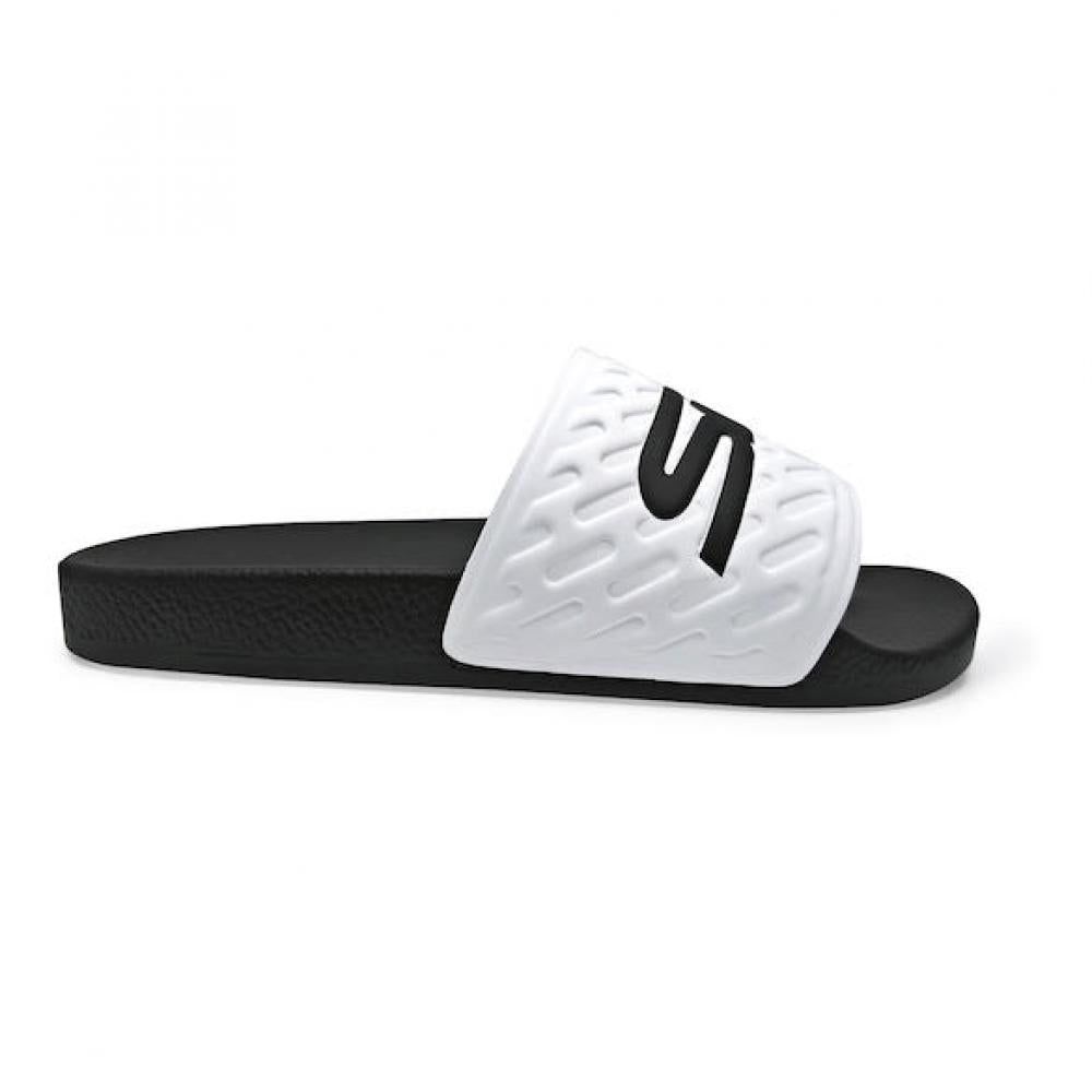Sidi Badeschuhe Poolside black/white 41 Black/white - komfortable Pool- und Dusch-Slides
