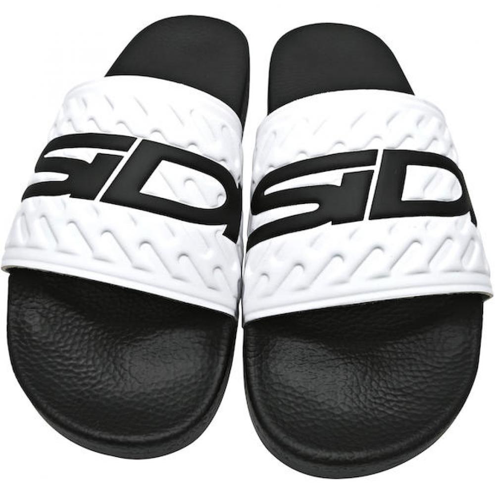 Sidi Badeschuhe Poolside black/white 41 Black/white - komfortable Pool- und Dusch-Slides