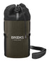BROOKS Scape Feed Pouch Mud Green - wasserdichte Lenkertasche 1,2 Liter aus 600D Polyester mit Hypalon-Details - 100 g leicht, 100x100x160 mm