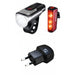 Sigma Beleuchtungsset Aura 80 USB Blaze Fahrradbeleuchtung  LED Frontlicht Rücklicht akkubetriebenes Set StVZO Ladegerät