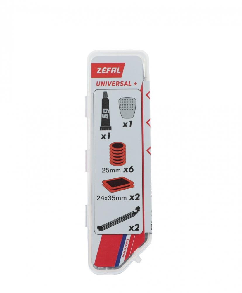 Zéfal 2x Universal-Reparaturset: 8 Flicken, 5g Kleber, 2 Reifenheber  Fahrrad-Flickzeug für unterwegs