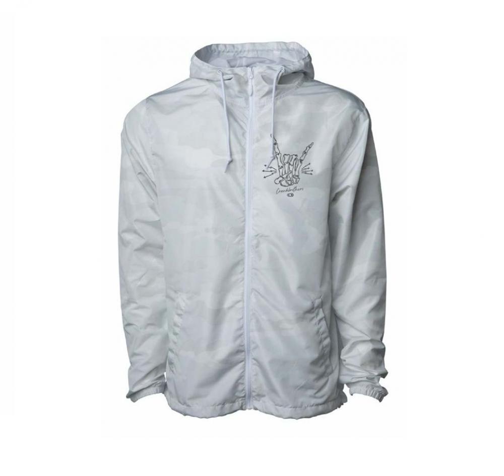 Crankbrothers Windbreaker Range Rock & Roll Herren Größe S weiß