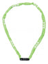 AXA Kettenschloss Rigid RCC 120, Länge 120 cm, 3,5 mm starke Stahlglieder, grüne Polyesterhülle, individuell einstellbare 4-stellige Zahlenkombination, Sicherheitsstufe 3 von 15