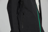 Basil Skane Damen Regenjacke schwarz M - wasserdicht & atmungsaktiv (10.000 WP/MVP), T-Fabric mit DWR-Beschichtung, taillierter Schnitt, reflektierend & helmtauglich